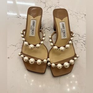 Jimmy Choo Amara Embellished heel